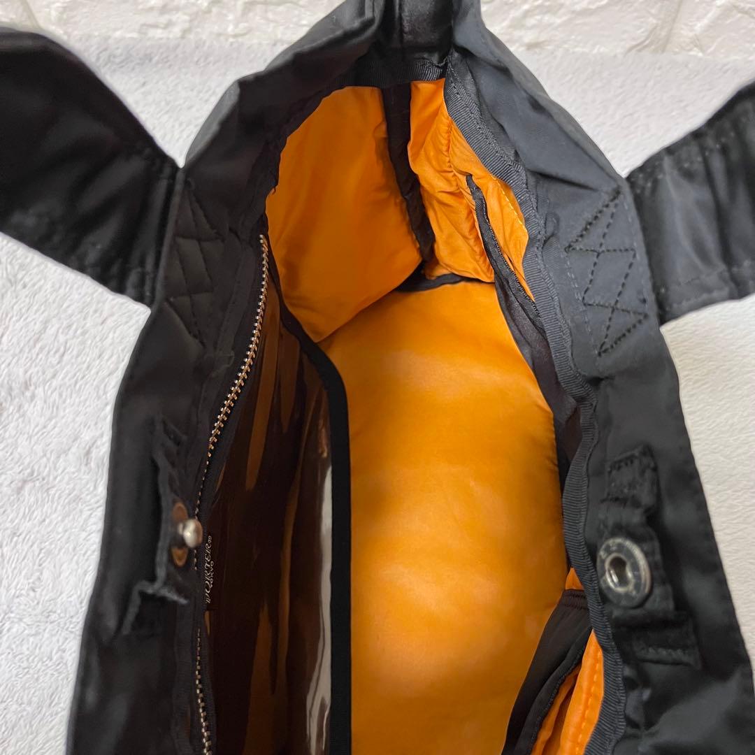 人気✨ポーター PORTER タンカー ブラック 黒 ミニトートバッグ 美品