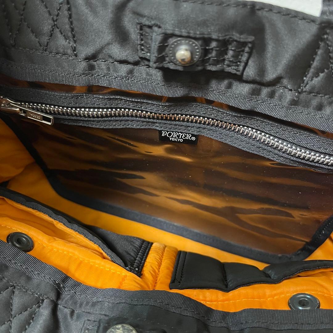 人気✨ポーター PORTER タンカー ブラック 黒 ミニトートバッグ 美品