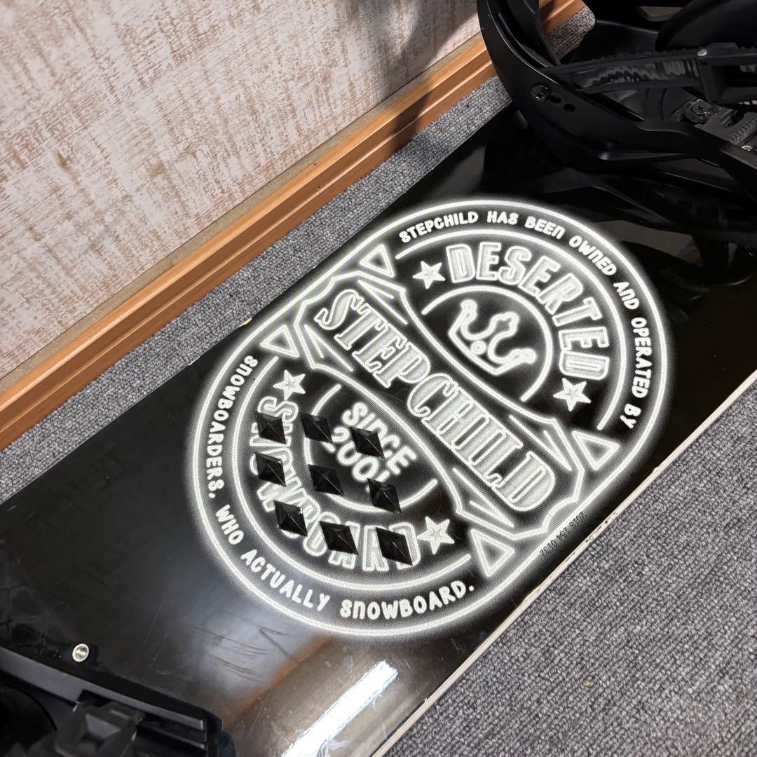 【送料無料】STEP CHILD スノーボードセットブーツ270ケースつき