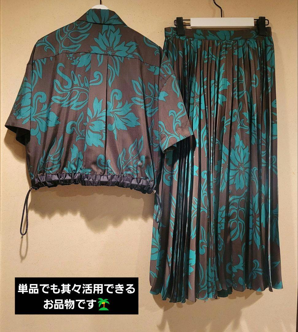 sacai 24SS 新品 52,800円 Floral Print Shirt