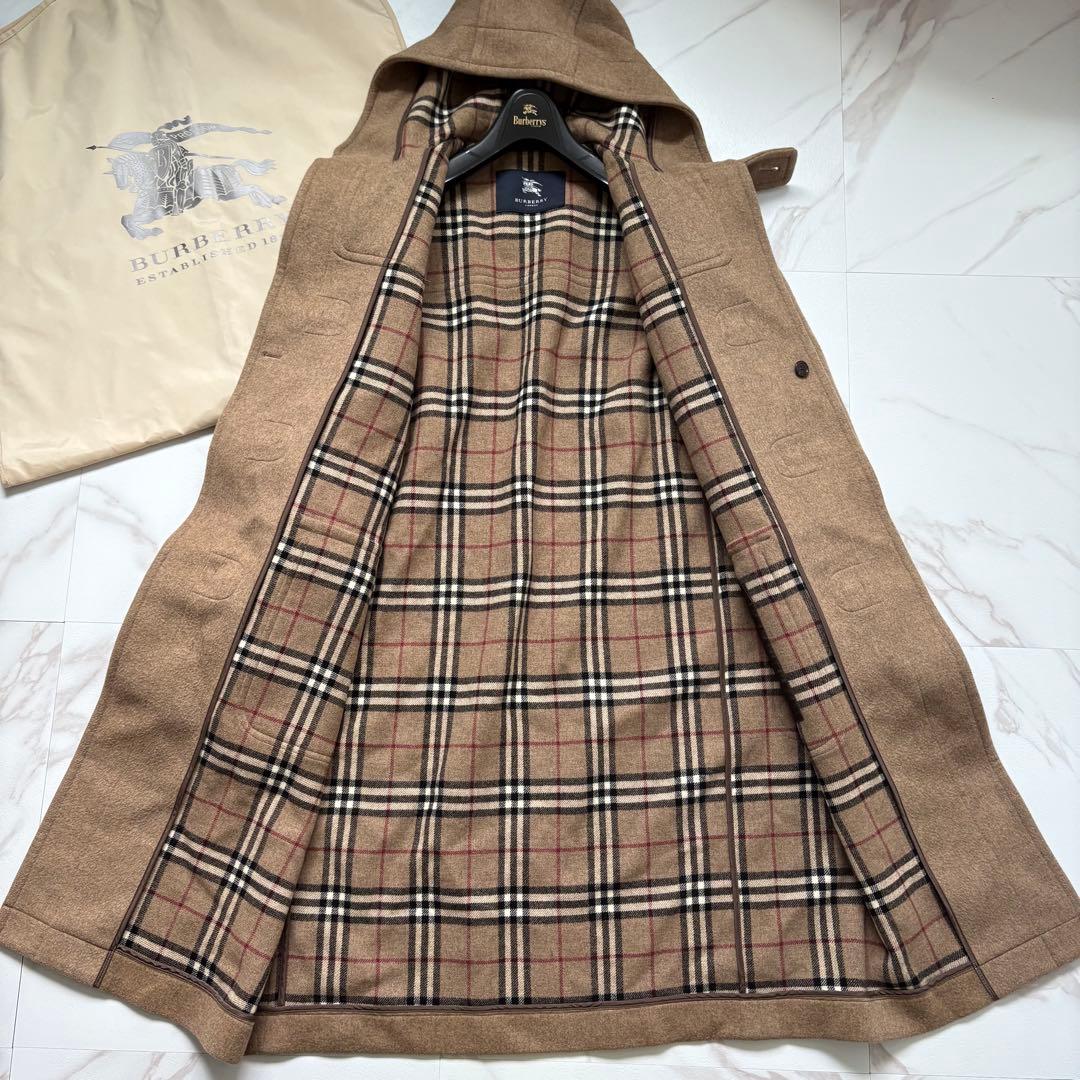 希少◆BURBERRY LONDON ダッフルコート カシミヤ ロング L