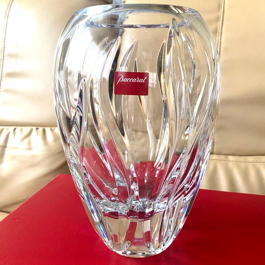 未使用☆バカラ☆TOURNESOL☆大型フラワーベース☆