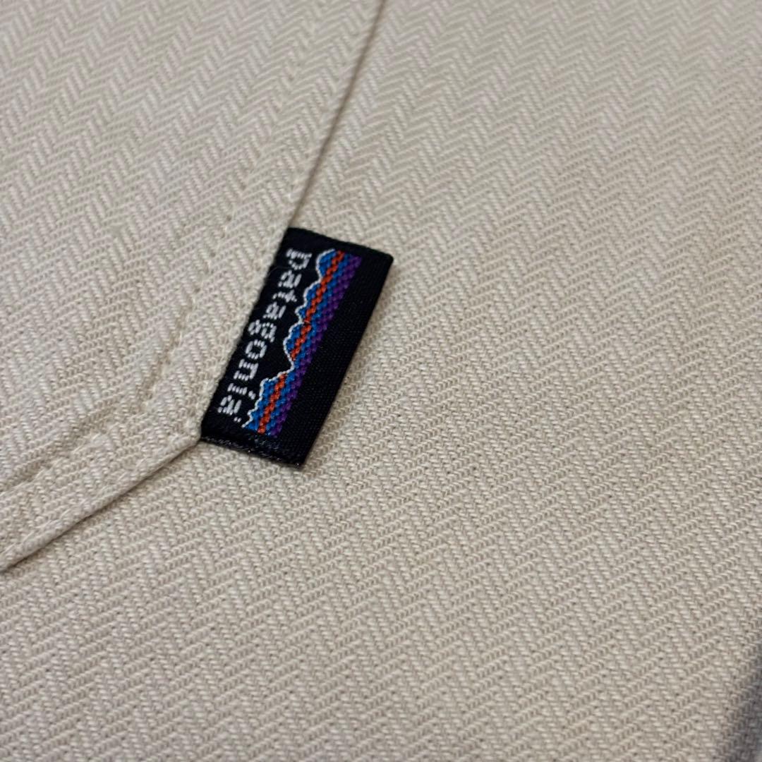 【パタゴニア】コットンシャツ　ヘリンボーン　patagonia 長袖　F00