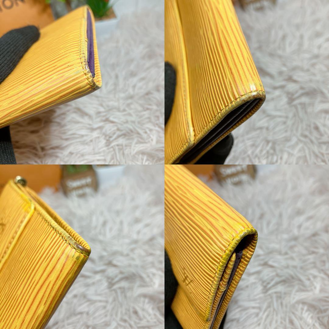 ！美品 ！ ルイヴィトン エピ ポシェット ポルトモネ クレディ 長財布 サラ