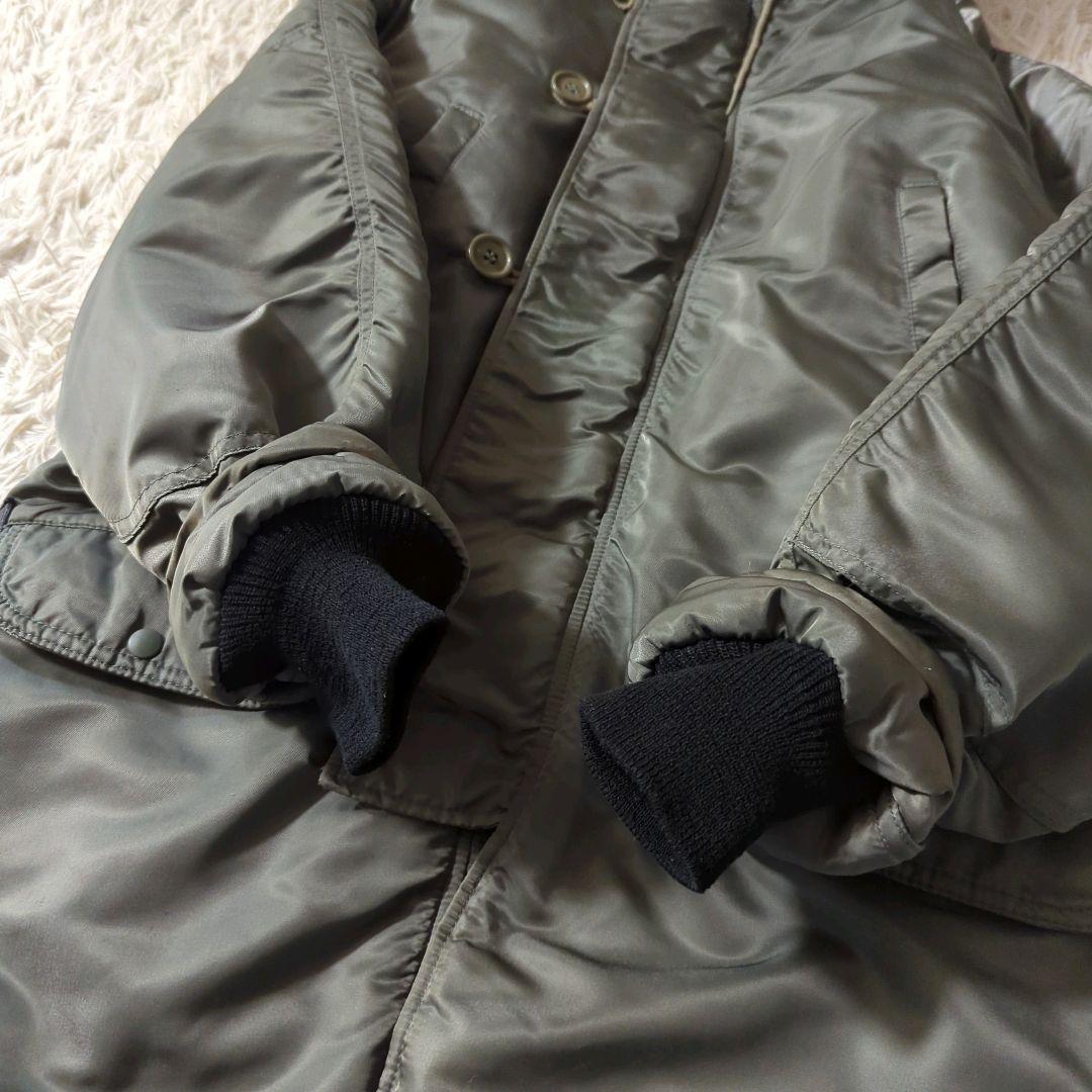 美品 スピワック N-3B フライトジャケット USA製 グリーン系 40