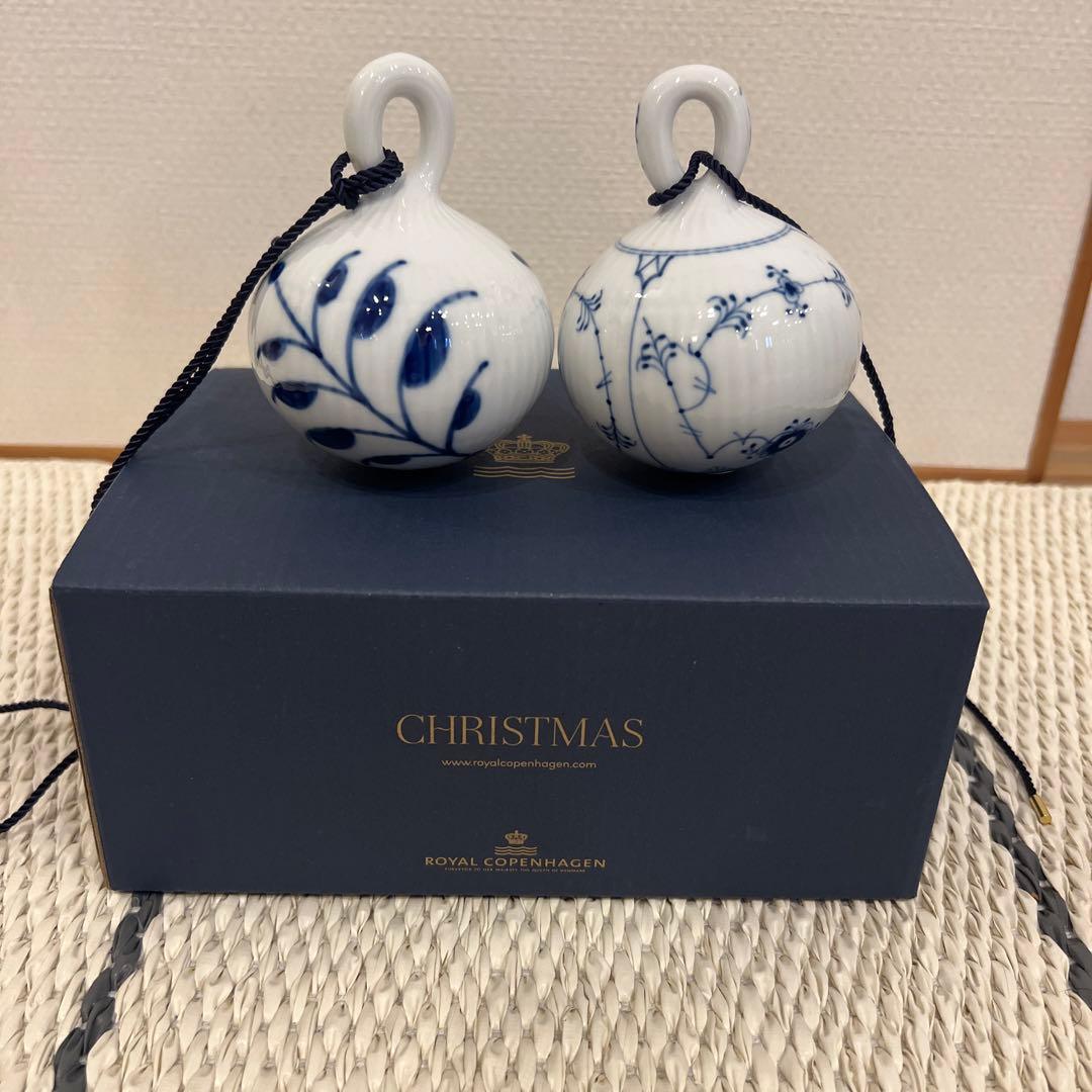 ロイヤルコペンハーゲン　クリスマスオーナメント 2個セット