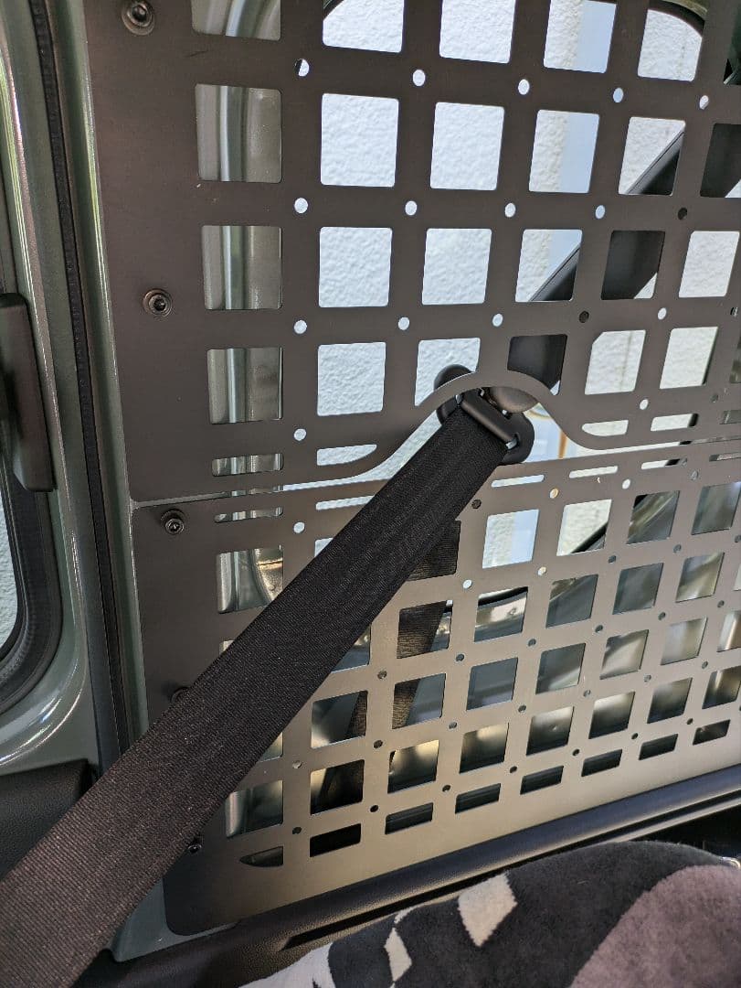 N-VANインナーメッシュパネル 左右セット　 板厚1.6ミリ 無塗装品