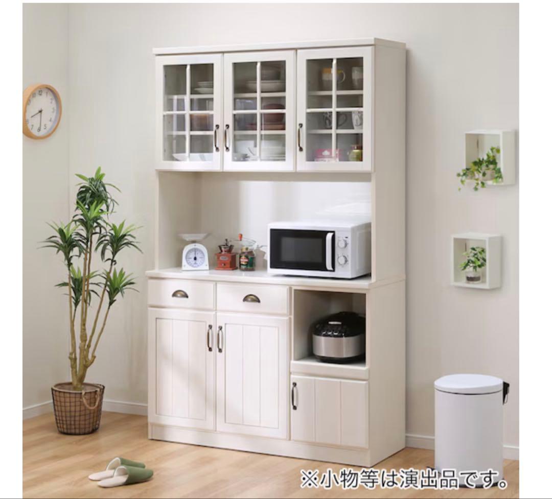 ニトリ 食器棚 ミランダ 120