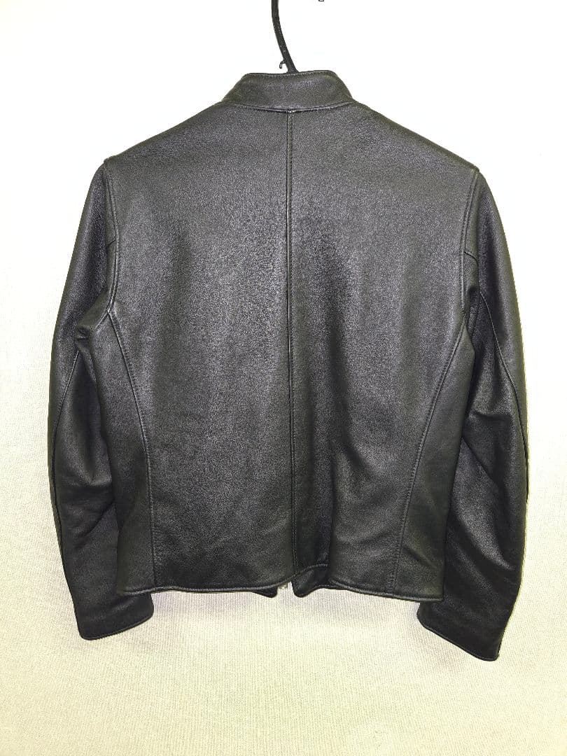 ★値下げ★美品★JAMES GROSE 英国製 ラムレザー シングルライダース