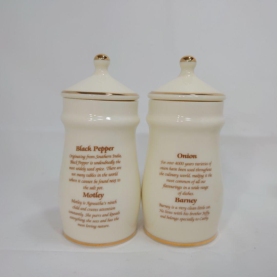 ダンバリーミント社 レズリー・アン・アイボリー スパイスジャー 6個セット②