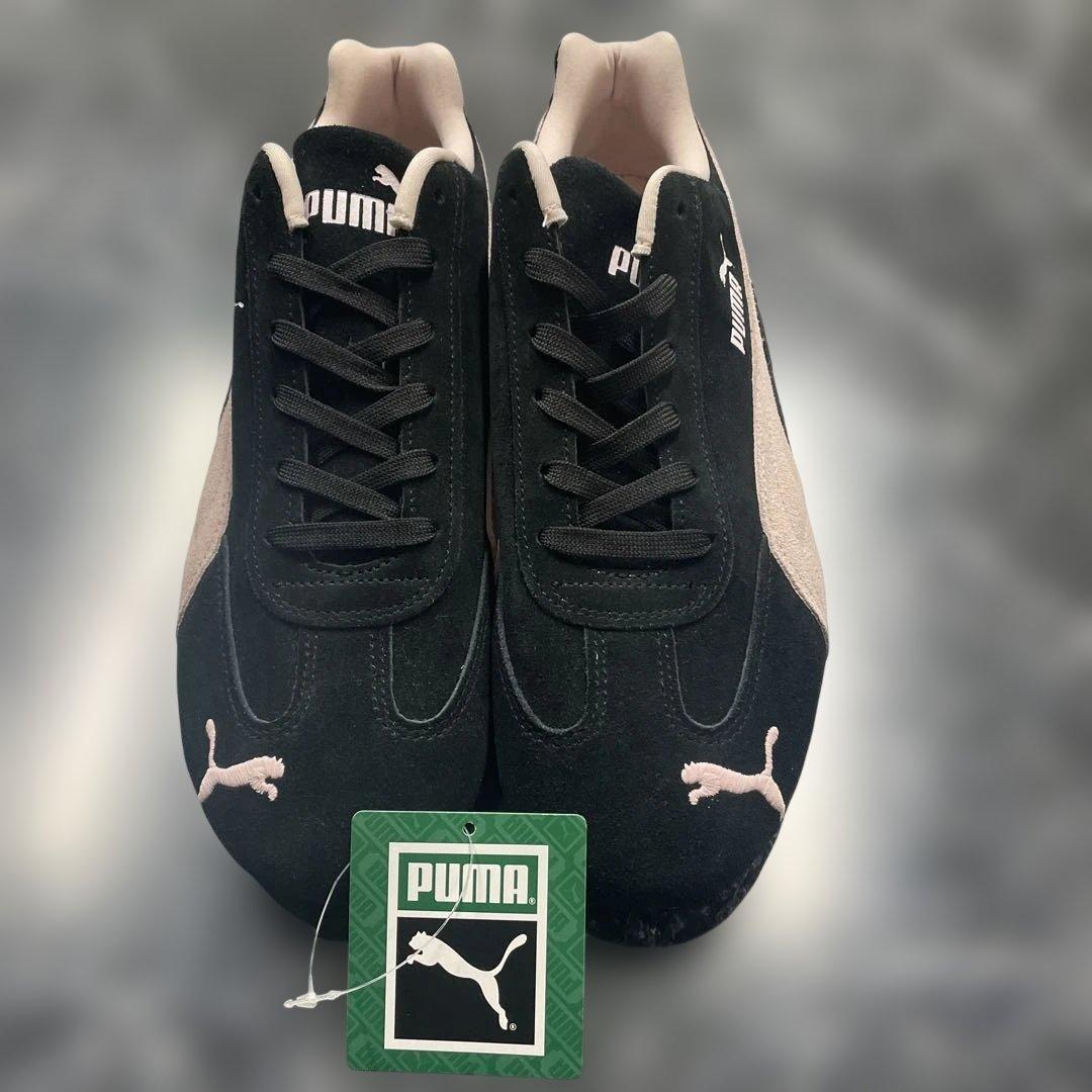 PUMA スエード スニーカー ブラック/ピンク