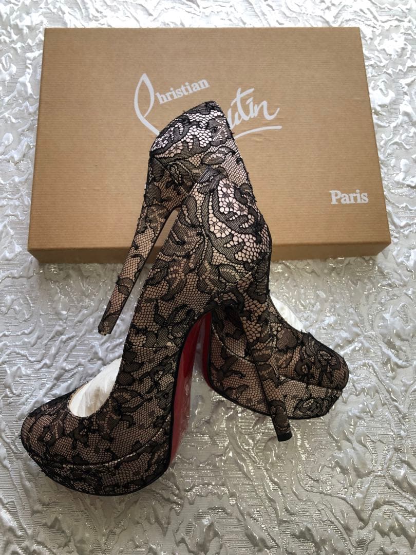 みなさん専用　Christian Louboutin レース ハイヒール