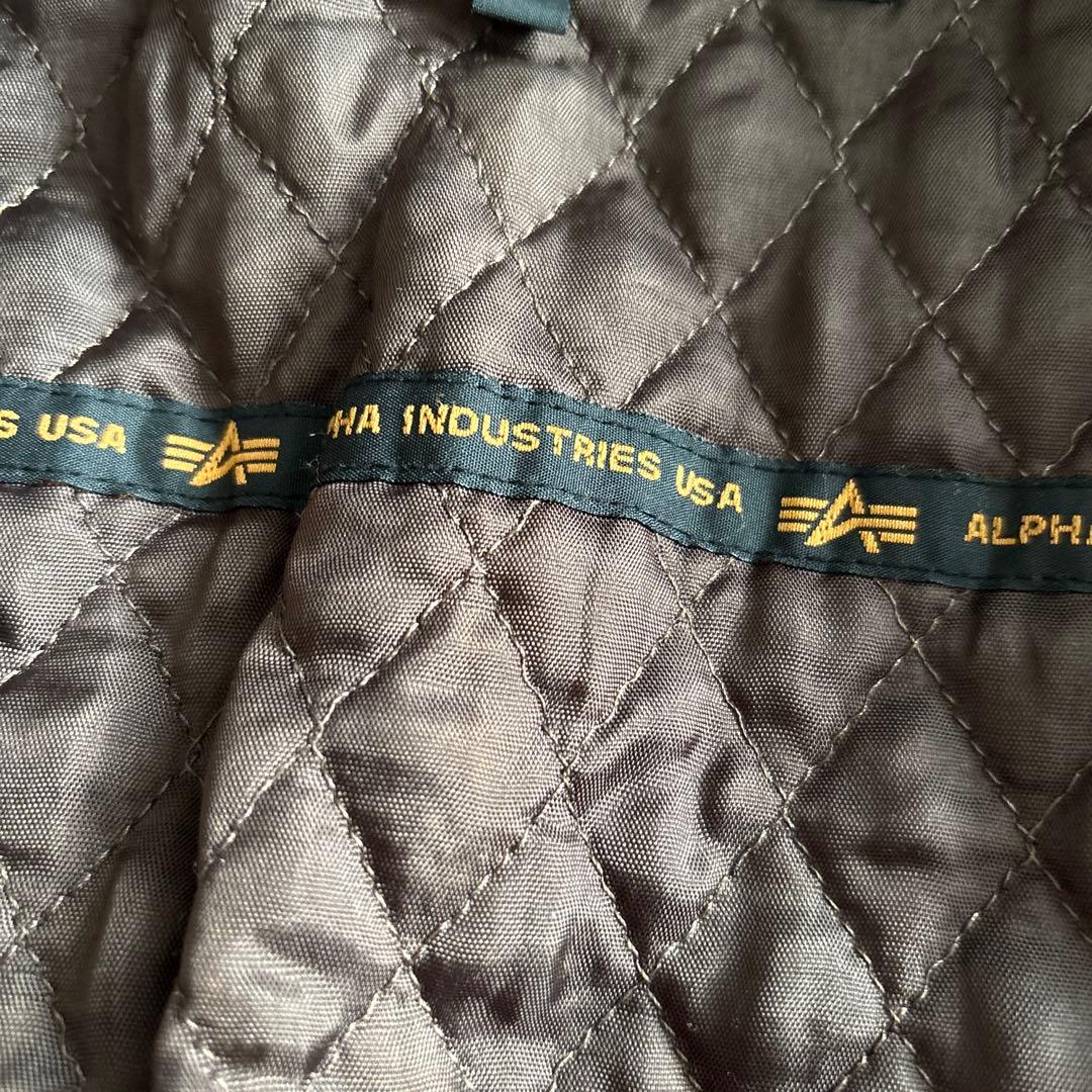 た*ん様 グレー レザー MA-1ジャケット