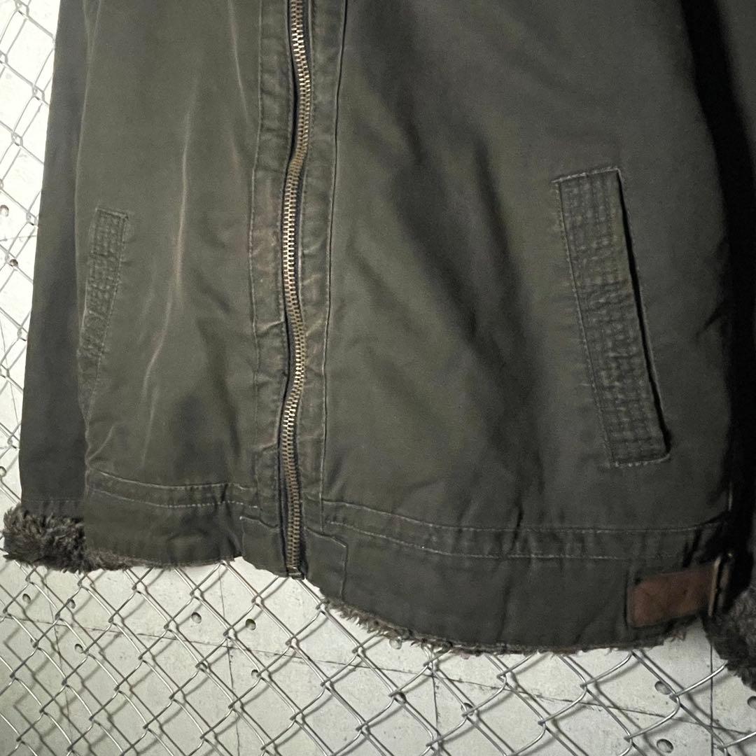 Dickies ディッキーズ ダックジャケット ボア裏地 ブラック系 L