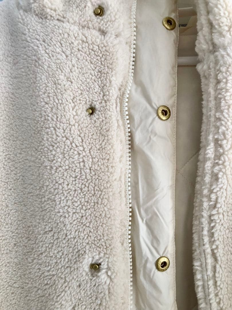 TAION × NOLLEY'S ダイヤキルト ボアロングダウン リバーシブル