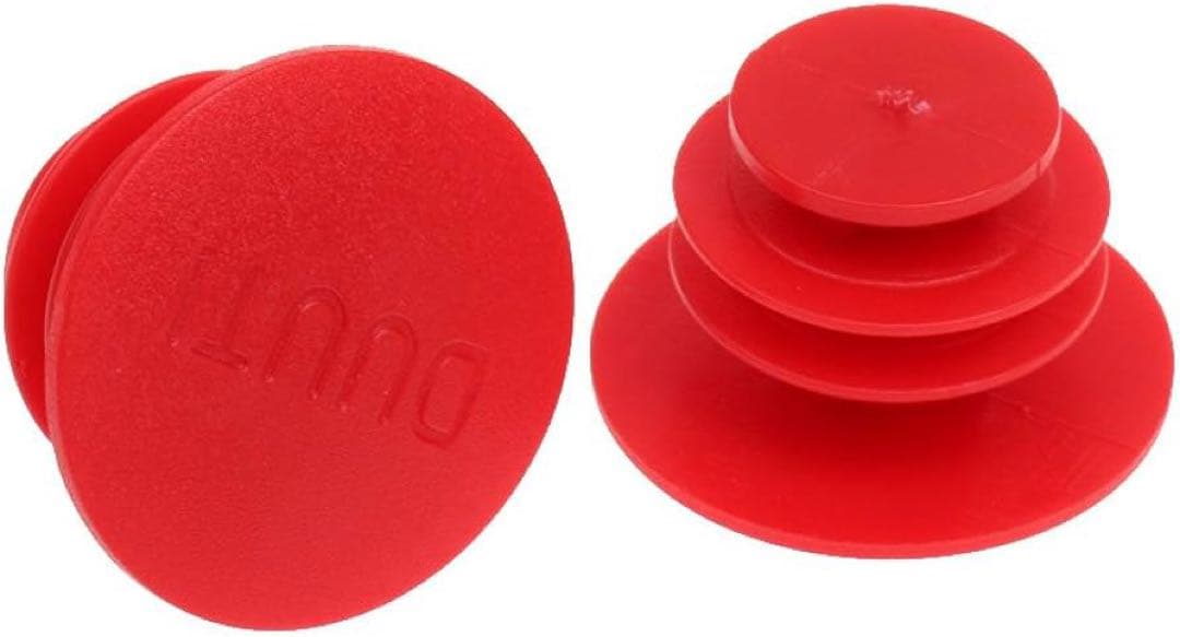 Toysmith 自転車 ハンドルバー エンドバー ペア 20mm バイク 赤