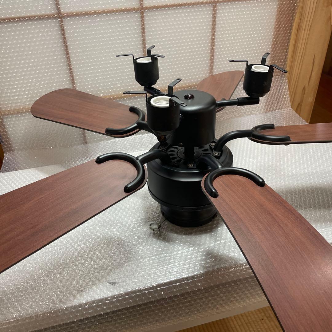 オーデリック シーリングファン 5枚羽根 リモコンなし 羽そりあり