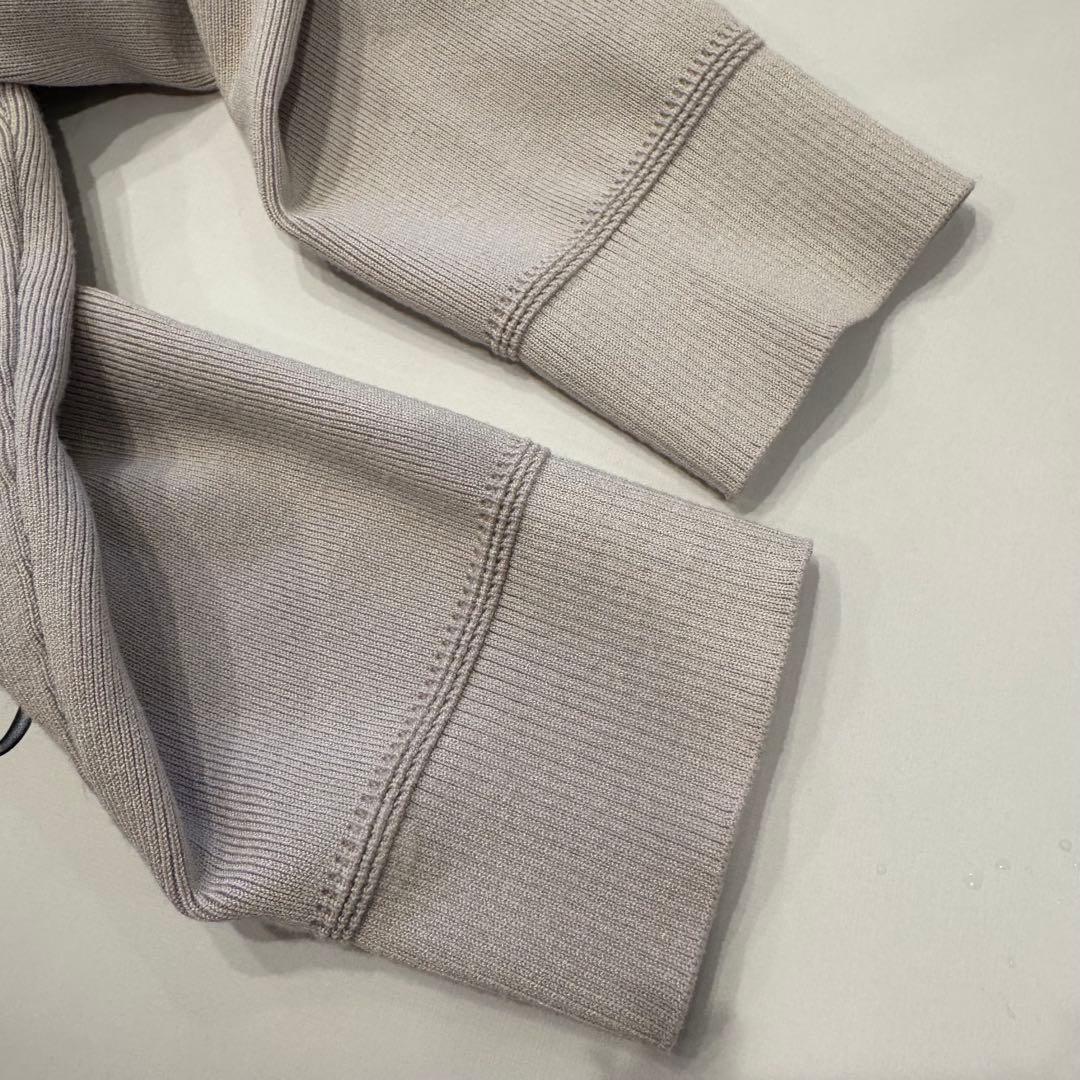 トップス Herlipto Ruffle Pleated Knit Cardigan M