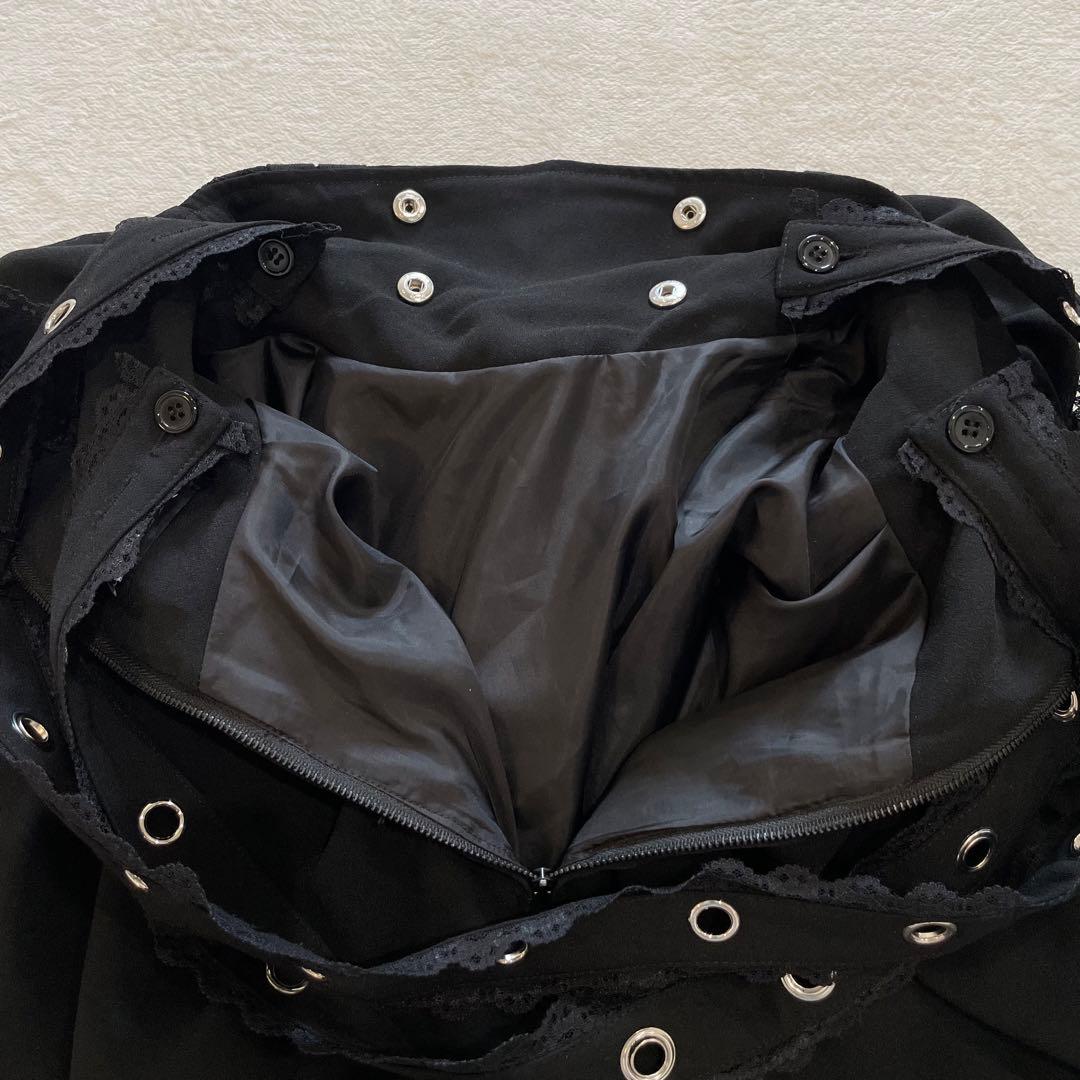 DimMoire ディムモアール 夢纏うサスペンダースカート 黒 ゴスロリ M