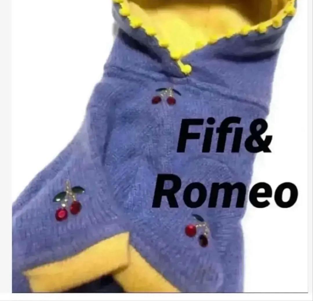 フィフィアンドロメオ 　　　　　　　　　　　カシミヤ チェリーパーカー　パープル