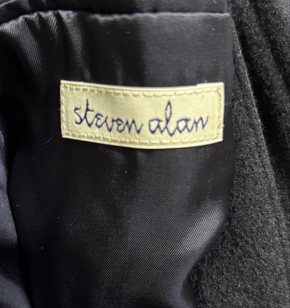 steven alan 23AW ウールバルマカーンコート ネイビー