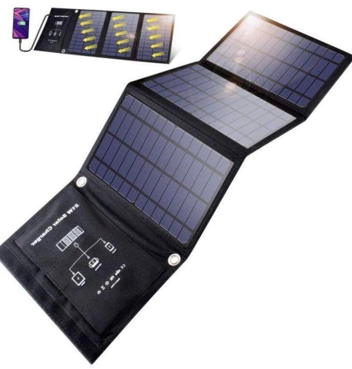 最先端技術＆高効率な単結晶ソーラーパネル3枚搭載♪❤停電時のモバイル電源確保