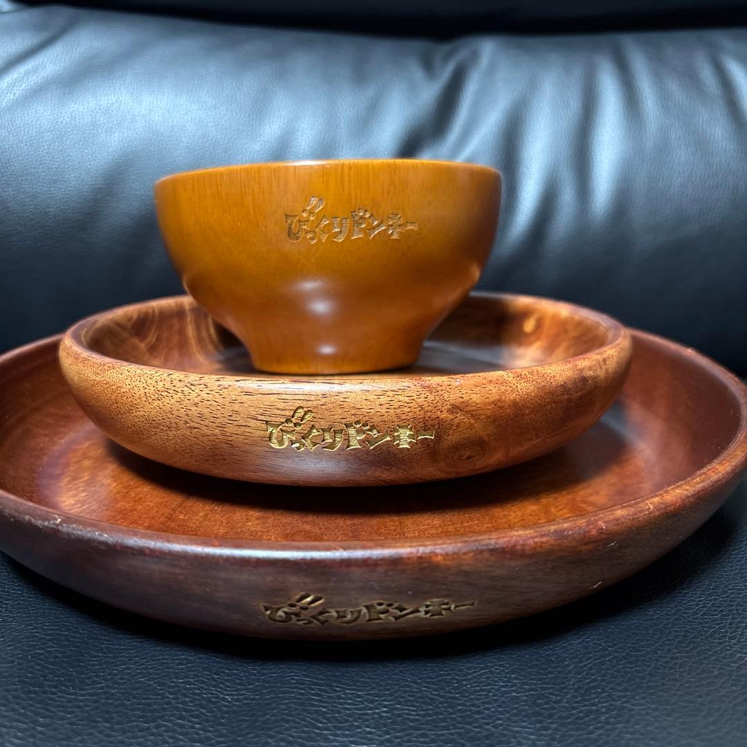 8日までびっくりドンキー ディッシュ皿＆お茶碗 3種セット