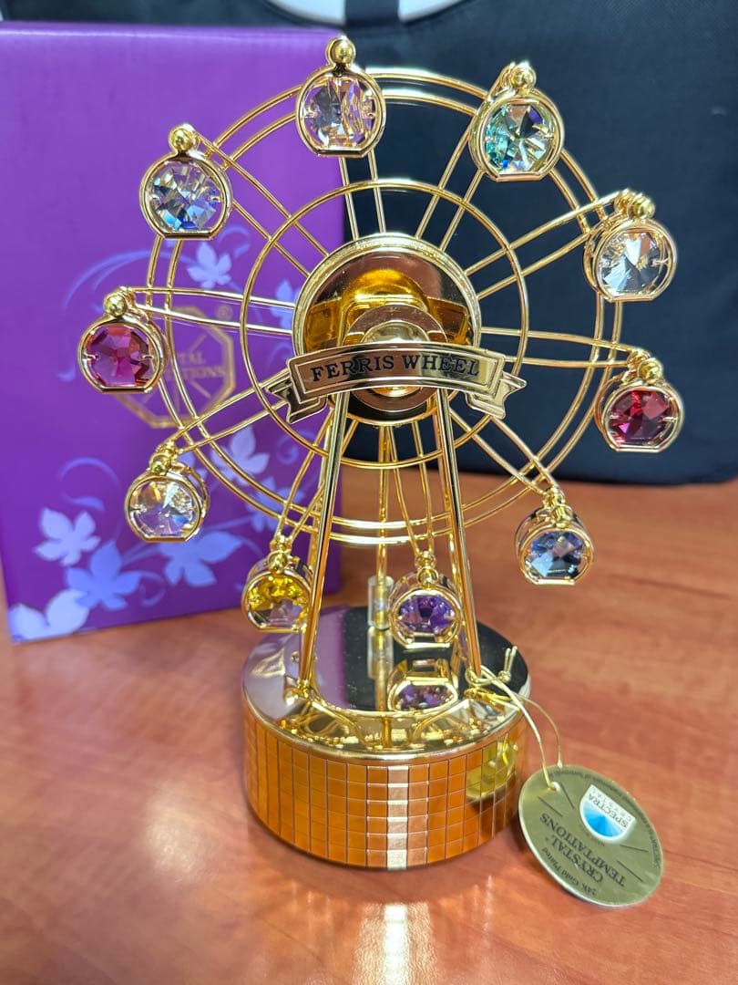 スワロフスキー　オーナメント オルゴール観覧車