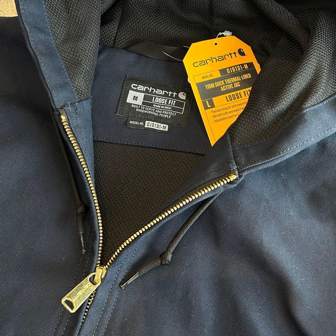 新品 CARHARTT カーハート J131 アクティブジャケット 紺 M