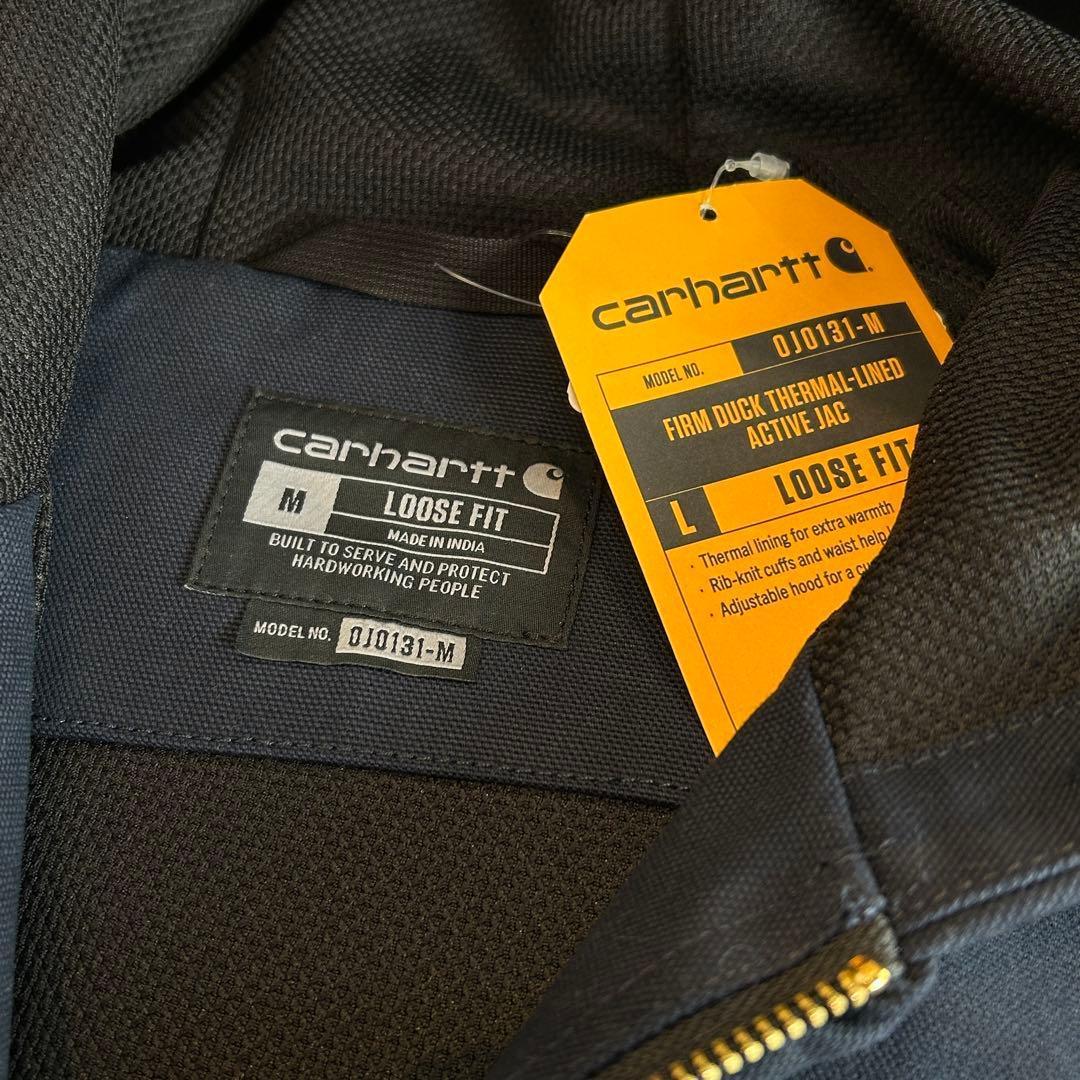新品 CARHARTT カーハート J131 アクティブジャケット 紺 M