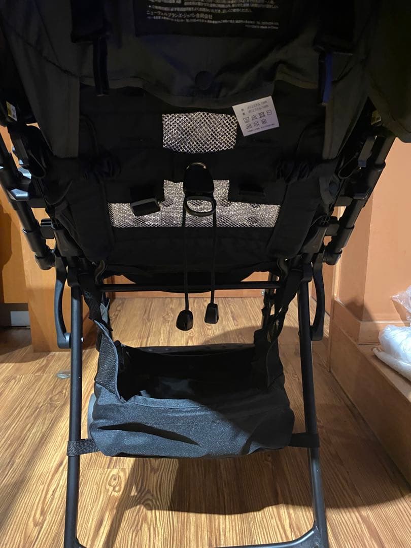 美品Aprica グレー ベビーカー