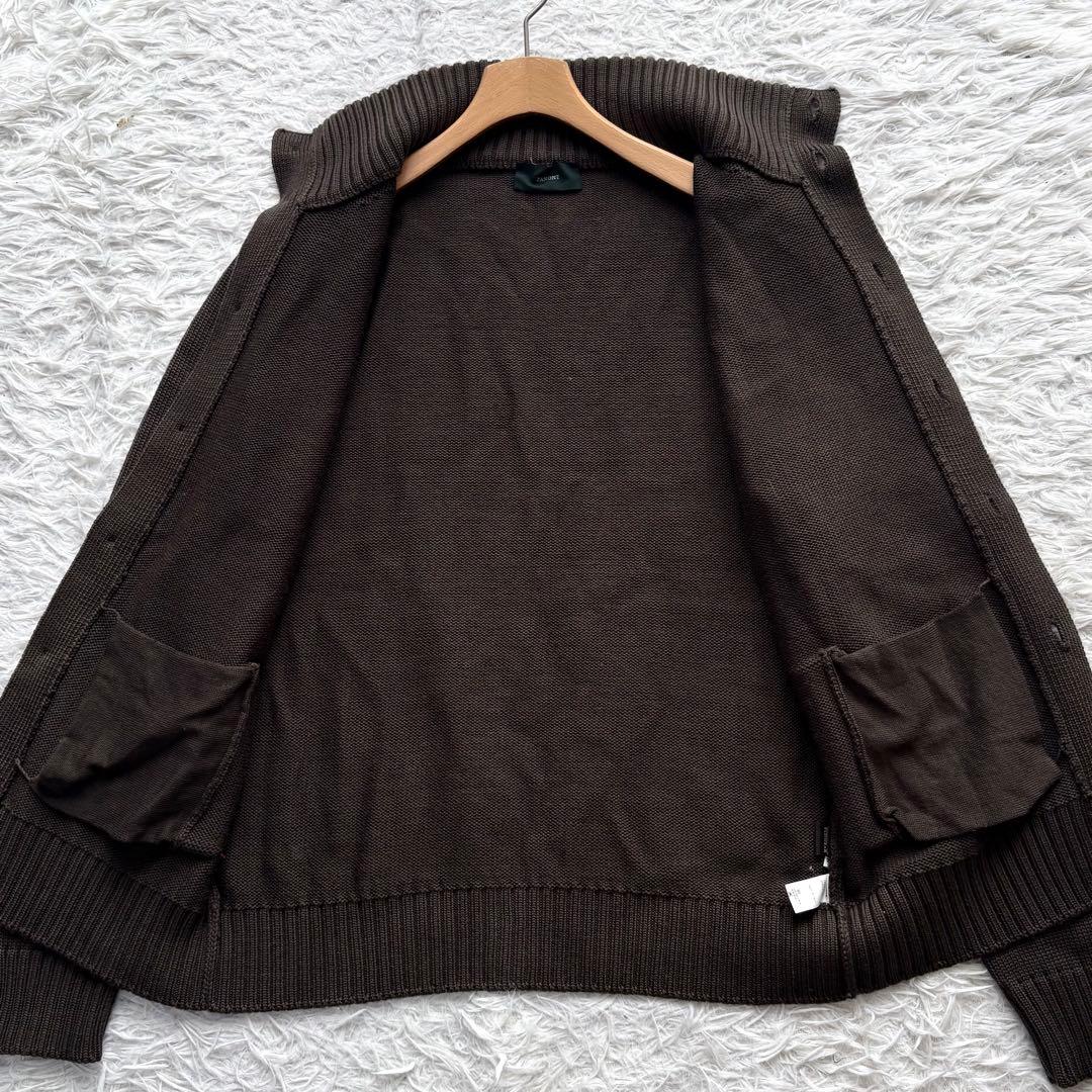 【美品】 ZANONE CHIOTO カーディガン キョート ブラウン 48