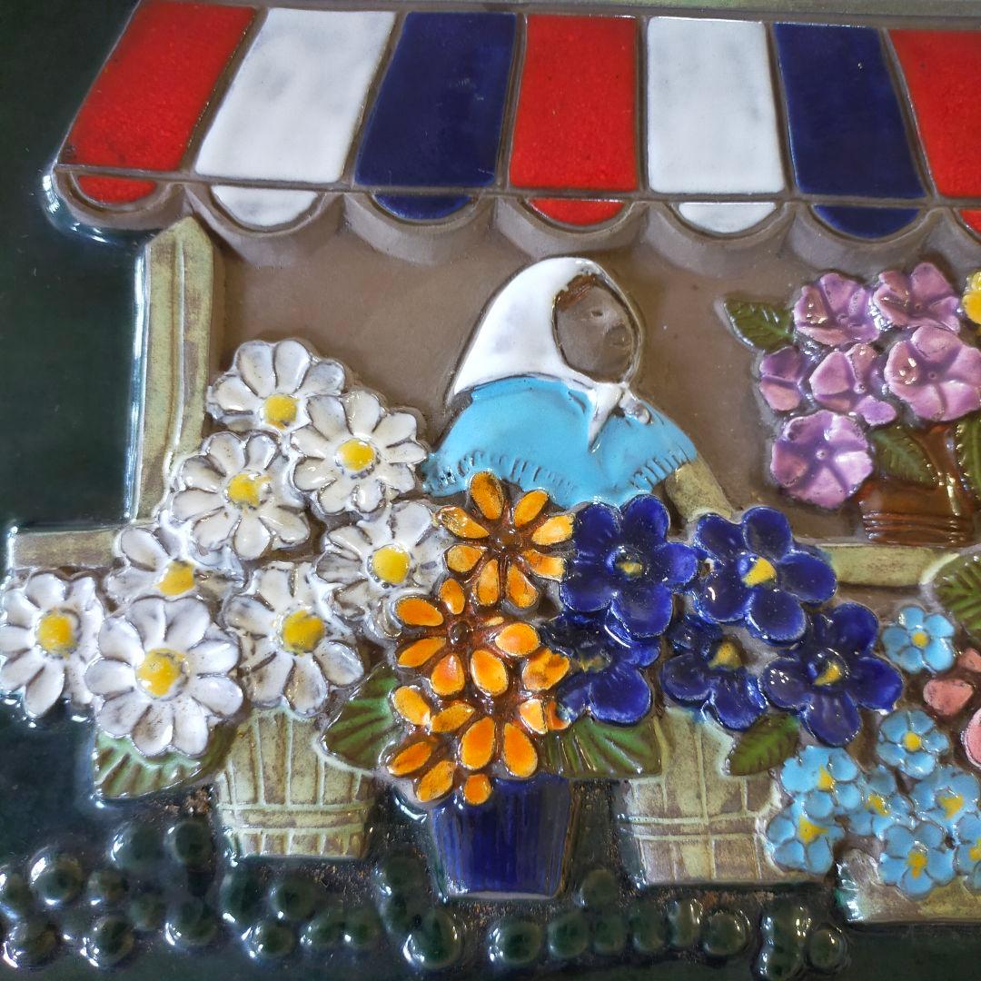 レア大判＊Jie Gantofta＊フリーマーケット壁掛け＊美品