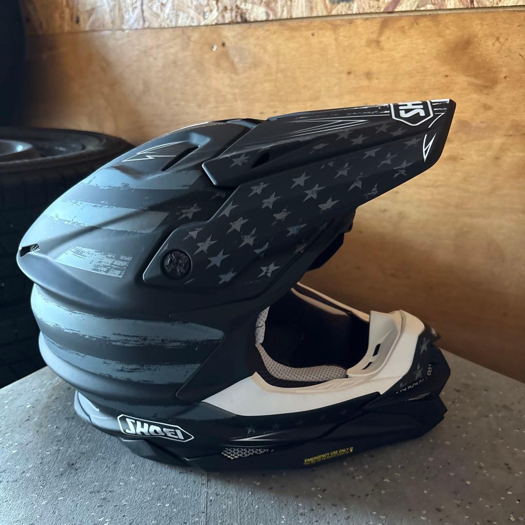 SHOEI ヘルメット 星柄 デザインVFXーWR Lサイズ　100%ゴーグル付