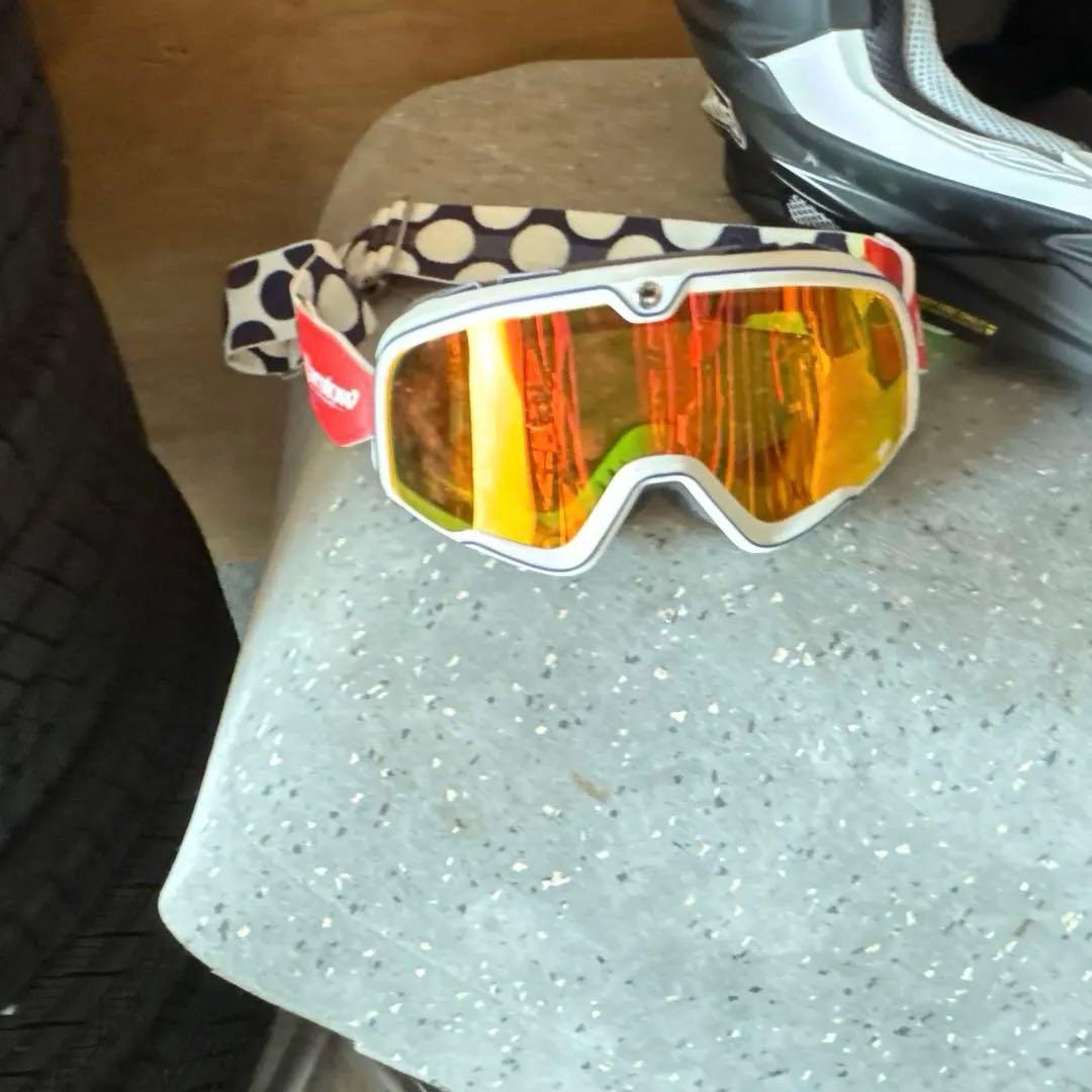 SHOEI ヘルメット 星柄 デザインVFXーWR Lサイズ　100%ゴーグル付
