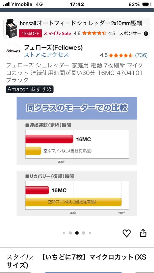 Fellowes 16MC マイクロカットシュレッダー