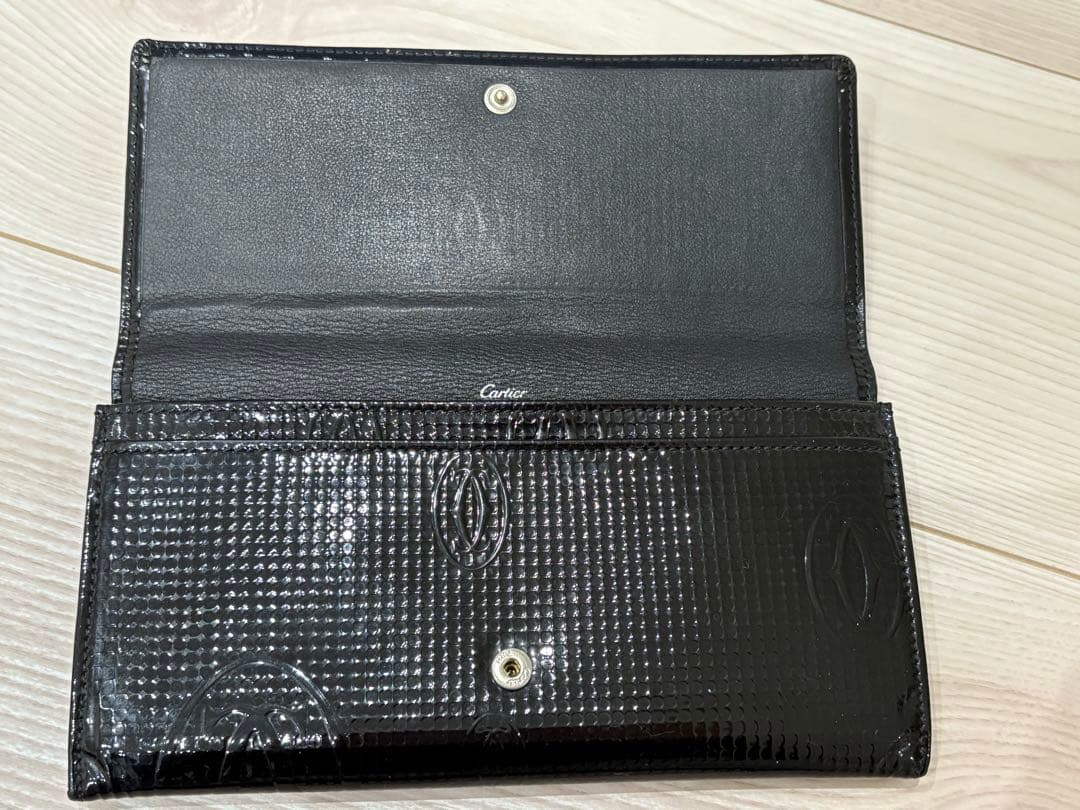 極美品　箱付き　Cartier 長財布　メンズ　レディース　ハッピーバースデイ