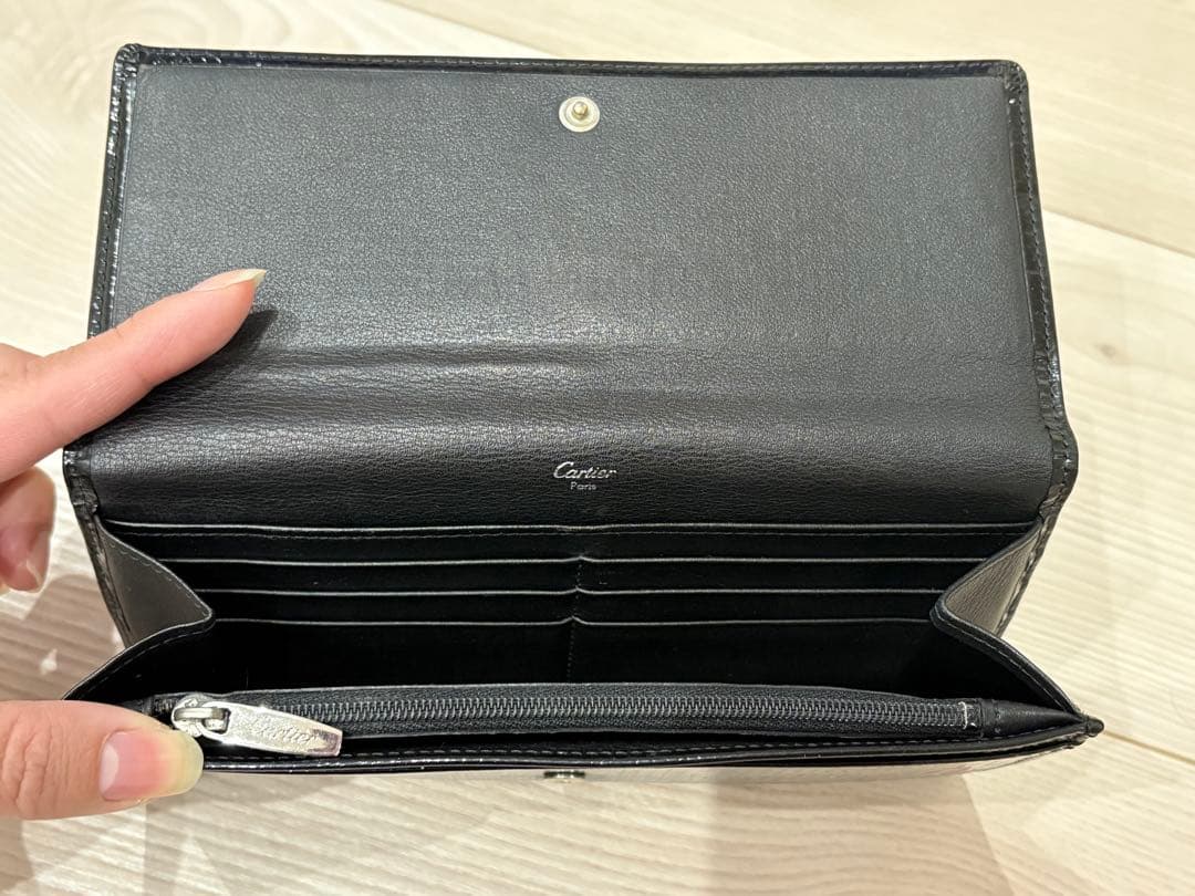 極美品　箱付き　Cartier 長財布　メンズ　レディース　ハッピーバースデイ