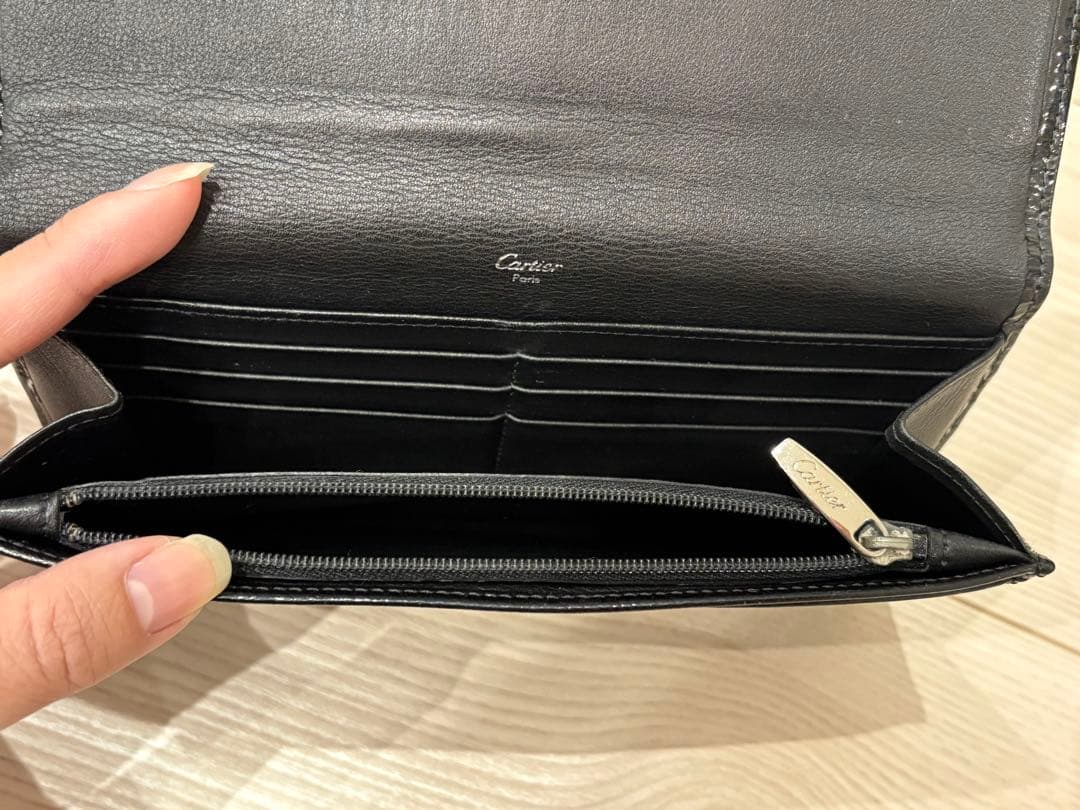極美品　箱付き　Cartier 長財布　メンズ　レディース　ハッピーバースデイ