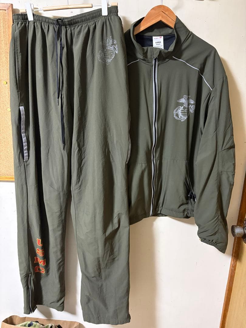 USA製 USMC newbalance セットアップ オリーブグリーン
