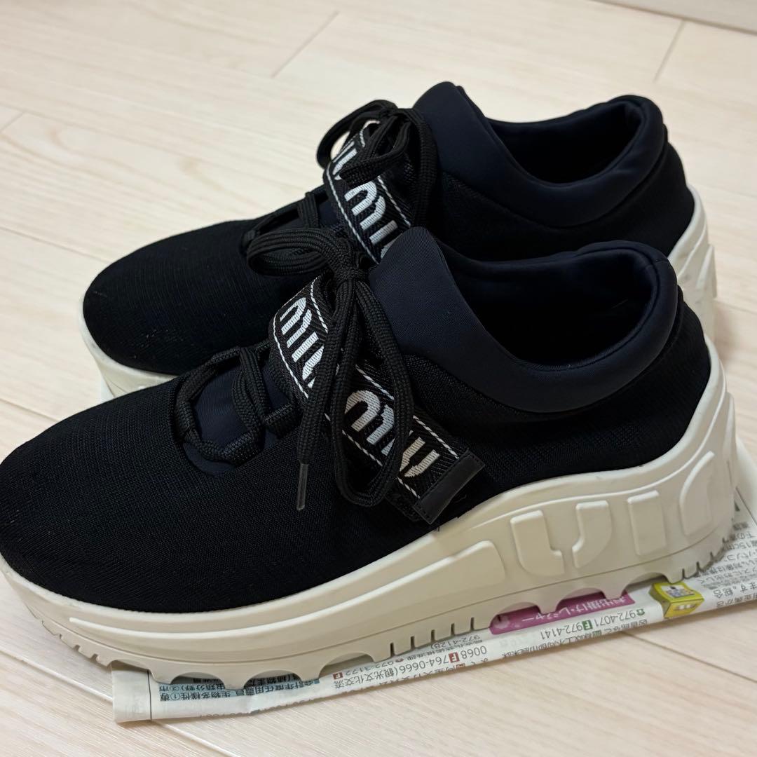 冬*⌖様 miu miu スニーカー