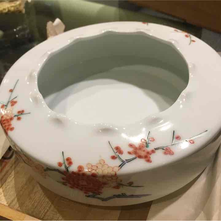 十三代 柿右衛門 梅図柄 灰皿お値引きしました
