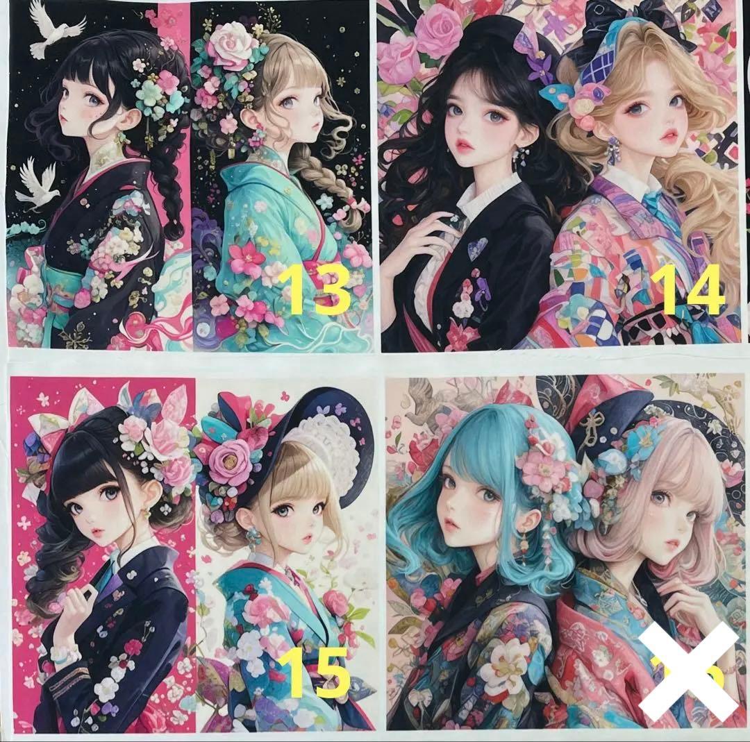 フラットポーチ☆ハンカチ☆ハンドメイド☆オーダーページ【89】