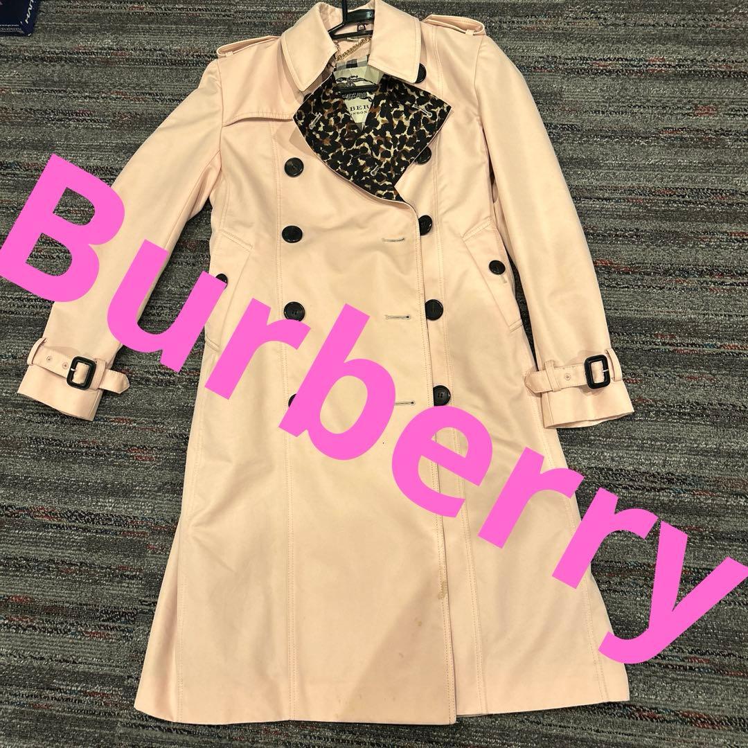 BURBERRY ピンク トレンチコート