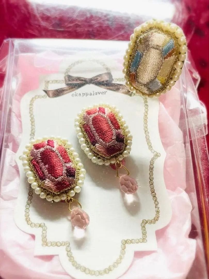 okappalover 宝石 リング イヤリング オカッパラバー