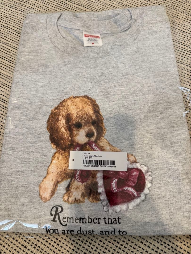 supreme dust tee グレー M