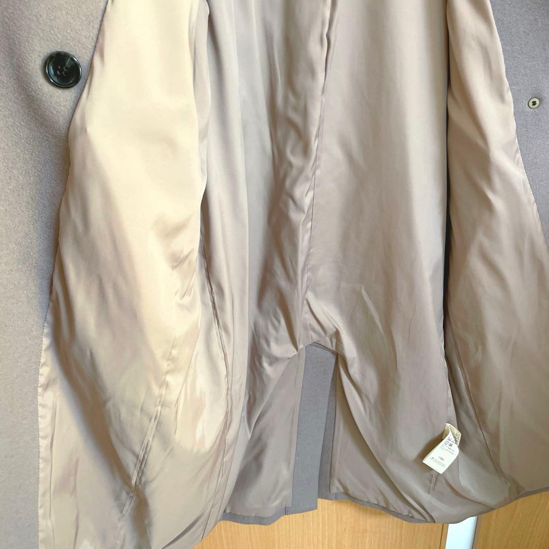 ☆なし☆スピックアンドスパン定価47,300円Wラペルチェスターコート34