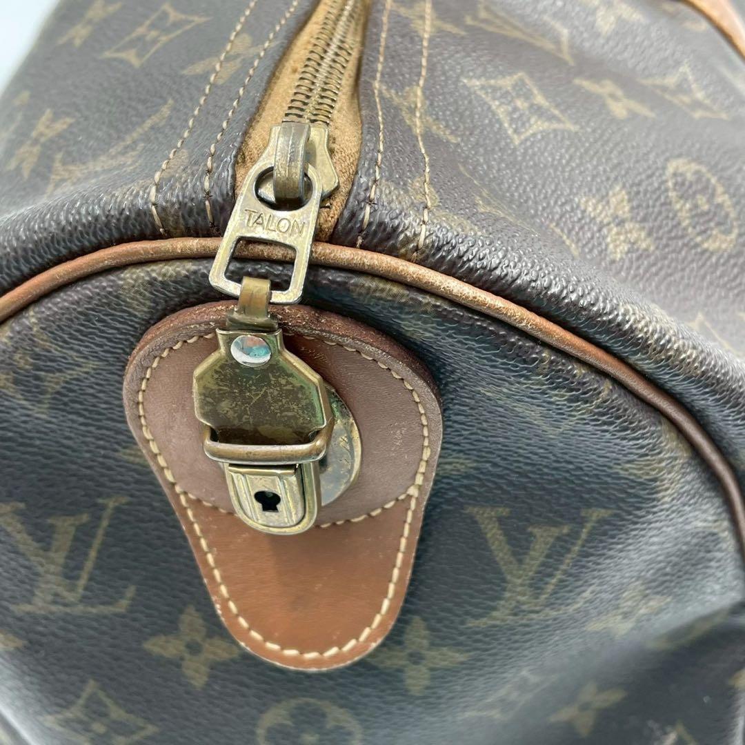 使用感あり　ルイヴィトン　モノグラム　ボストンバッグ　キーポル45 ブラウン