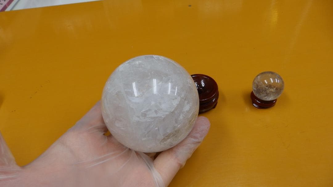 水晶玉　丸玉