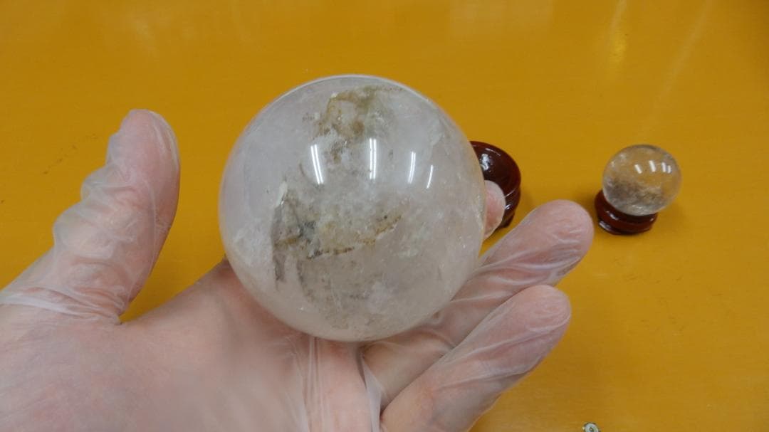 水晶玉　丸玉